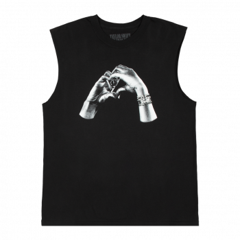 Taylor Swift Eras Tour Heart Hands Muscle Oversized Tank