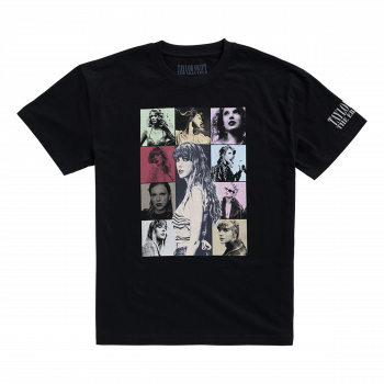 Taylor Swift Eras Tour Through LA Black T-Shirt
