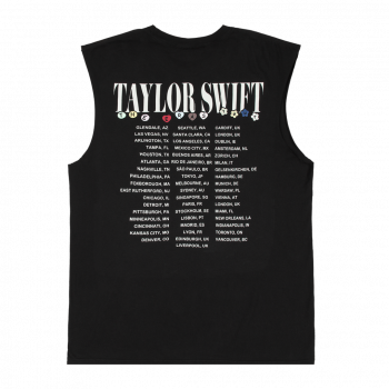 Alternative view of Taylor Swift Eras Tour Heart Hands Muscle Oversized Tank